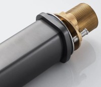Смеситель для раковины Shevanik S9901T оружейная сталь
