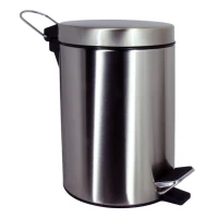 Мусорное ведро Wasserkraft Tauber 633N 3 л, никель