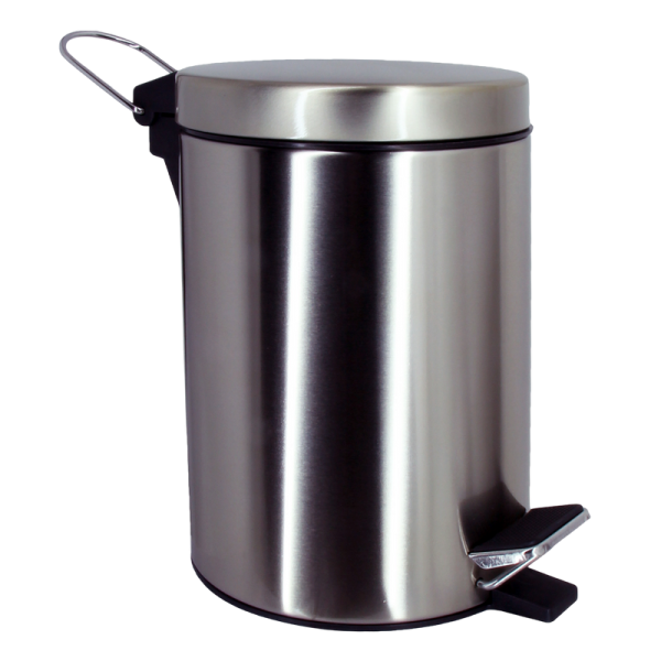 Мусорное ведро Wasserkraft Tauber 633N 3 л, никель