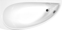 Акриловая ванна Ravak Avocado L 160x75 см, угловая, левая, пристенная, белая, асимметричная, на ножках