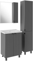 Шкаф-пенал для ванной ASB-Mebel Дора 35 серый Шкаф-пенал для ванной ASB-Mebel Дора 35 серый