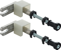 Комплект Унитаз подвесной Aqueduto Ovo OVO0140 безободковый, с микролифтом, черный матовый + Крепления Geberit Duofix 111.815.00.1 к стене + Инсталляция UP 320 111.300.00.5 + Кнопка Sigma 20 115.882.11.1 белая + Звукоизоляция