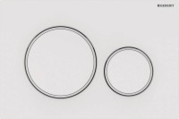 Комплект Унитаз подвесной Aqueduto Ovo OVO0140 безободковый, с микролифтом, черный матовый + Крепления Geberit Duofix 111.815.00.1 к стене + Инсталляция UP 320 111.300.00.5 + Кнопка Sigma 20 115.882.11.1 белая + Звукоизоляция