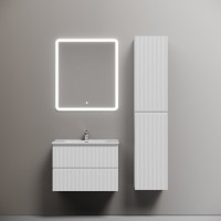 Тумба с раковиной Sancos Snob R 70 bianco, раковина CN7007