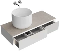 Мебель для ванной комнаты KERAMA MARAZZI Magica 120 утренний серый матовый Мебель для ванной комнаты KERAMA MARAZZI Magica 120 утренний серый матовый
