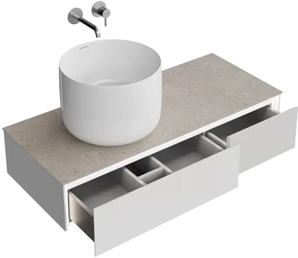 Мебель для ванной комнаты KERAMA MARAZZI Magica 120 утренний серый матовый
