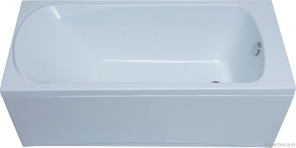 Акриловая ванна Aquanet Roma 150x70 см, встраиваемая, белая, с каркасом