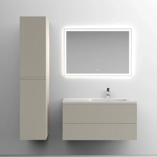 Мебель для ванной комнаты Sancos Snob T 100 см, R, beige soft