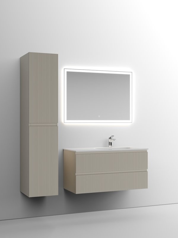Мебель для ванной комнаты Sancos Snob T 100 см, R, beige soft