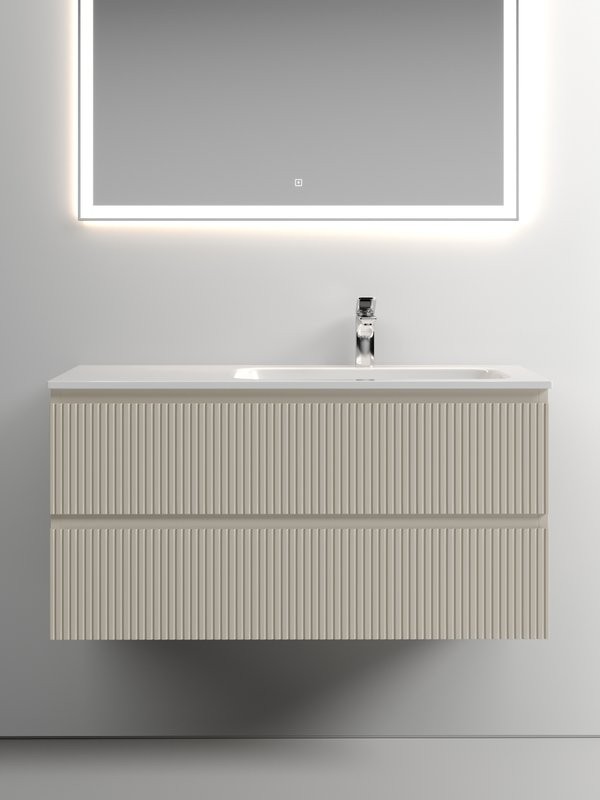 Мебель для ванной комнаты Sancos Snob T 100 см, R, beige soft