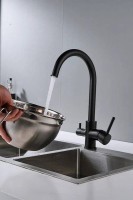 Смеситель для кухни Shevanik S128H черный