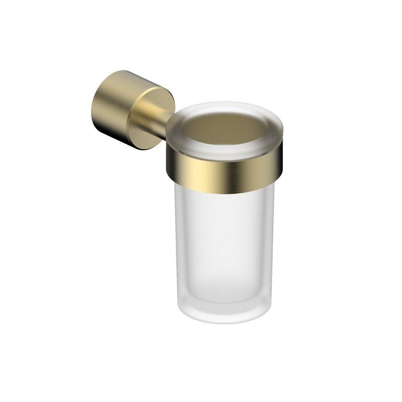 Стакан для ванной Abber Osten 316 AA1861BG настенный, золото, стеклянный