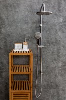 Душевой комплект Смеситель Agger Slim A2210000 + Стойка Breeze A0193500