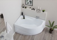Акриловая ванна Aquanet Graciosa 00205325 L 150x90 см, угловая, левая, пристенная, белая, асимметричная, с каркасом
