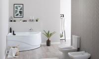 Акриловая ванна Aquanet Graciosa 00205325 L 150x90 см, угловая, левая, пристенная, белая, асимметричная, с каркасом