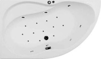 Акриловая ванна Aquanet Graciosa 00205325 L 150x90 см, угловая, левая, пристенная, белая, асимметричная, с каркасом