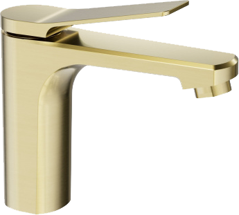 Смеситель для раковины Wonzon & Woghand WW-XH-013-BG брашированное золото