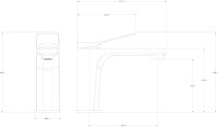 Смеситель для раковины Wonzon & Woghand WW-XH-013-BG брашированное золото
