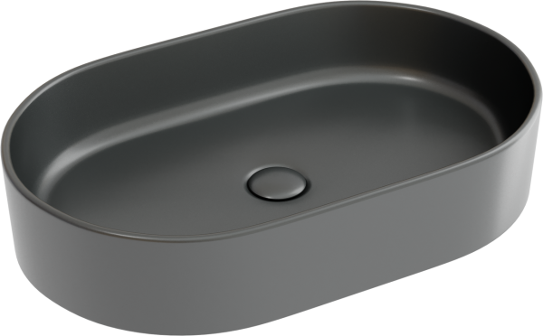 Накладная раковина Ceramicanova Element CN6048MDH темный антрацит матовая