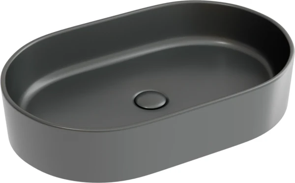 Накладная раковина Ceramicanova Element CN6048MDH темный антрацит матовая