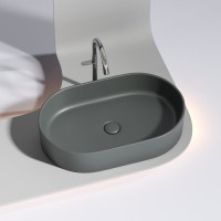 Накладная раковина Ceramicanova Element CN6048MDH темный антрацит матовая