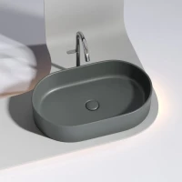 Накладная раковина Ceramicanova Element CN6048MDH темный антрацит матовая