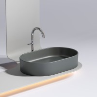 Накладная раковина Ceramicanova Element CN6048MDH темный антрацит матовая
