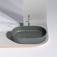 Накладная раковина Ceramicanova Element CN6048MDH темный антрацит матовая