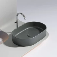 Накладная раковина Ceramicanova Element CN6048MDH темный антрацит матовая
