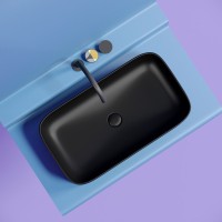 Накладная раковина Ceramicanova Element CN6054MB черная матовая