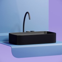 Накладная раковина Ceramicanova Element CN6054MB черная матовая