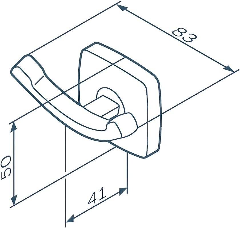 Набор Мыльница AM.PM Gem A9034222 + Стакан A9034322 + Крючок A9035622