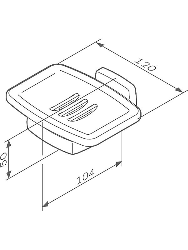 Набор Мыльница AM.PM Gem A9034222 + Стакан A9034322 + Крючок A9035622