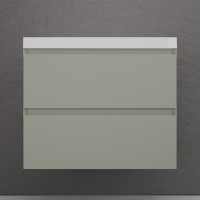 Тумба подвесная "Манхэттен 70" ЭМАЛЬ, под раковину ASTI, 2 ящика, PLUS, олива Тумба подвесная "Манхэттен 70" ЭМАЛЬ, под раковину ASTI, 2 ящика, PLUS, олива