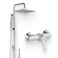 Душевой комплект Смеситель для душа Jacob Delafon Eo E24159RU-CP + Стойка E11716-CP