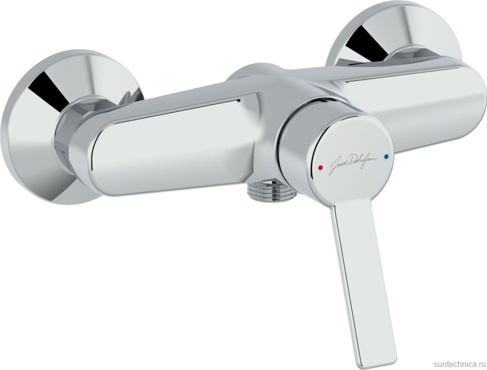 Душевой комплект Смеситель для душа Jacob Delafon Eo E24159RU-CP + Стойка E11716-CP