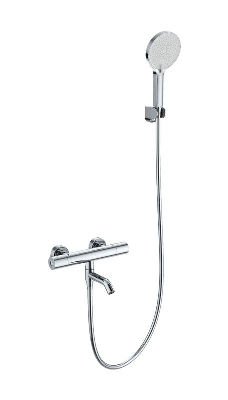 Термостатический смеситель Wonzon & Woghand WW-B3013-A1-CR для ванны с душем, хром