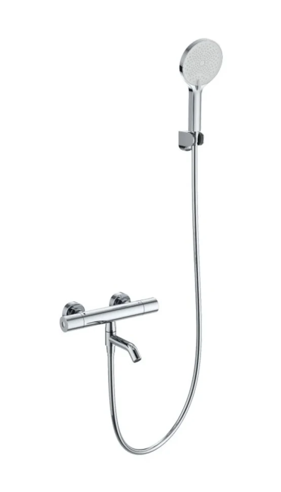 Термостатический смеситель Wonzon & Woghand WW-B3013-A1-CR для ванны с душем, хром