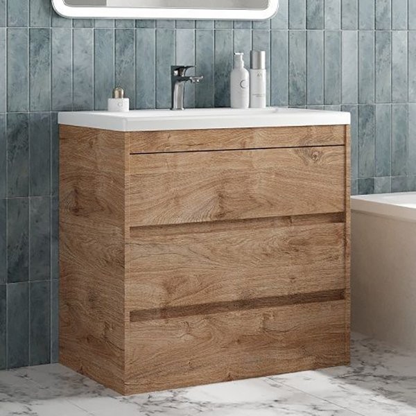 Тумба с раковиной Art&Max Family-M 75 напольная, harbor golden