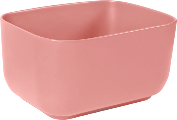 Накладная раковина SantiLine SL-1112MP персиковая матовая