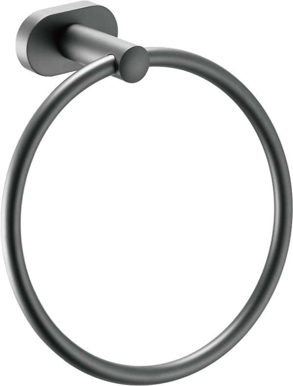 Держатель для полотенец Shevanik SG5106T оружейная сталь, кольцо