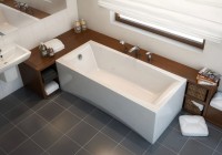 Акриловая ванна Cersanit Virgo WP-VIRGO*170-W 170x75 см, встраиваемая, ультрабелая, на ножках