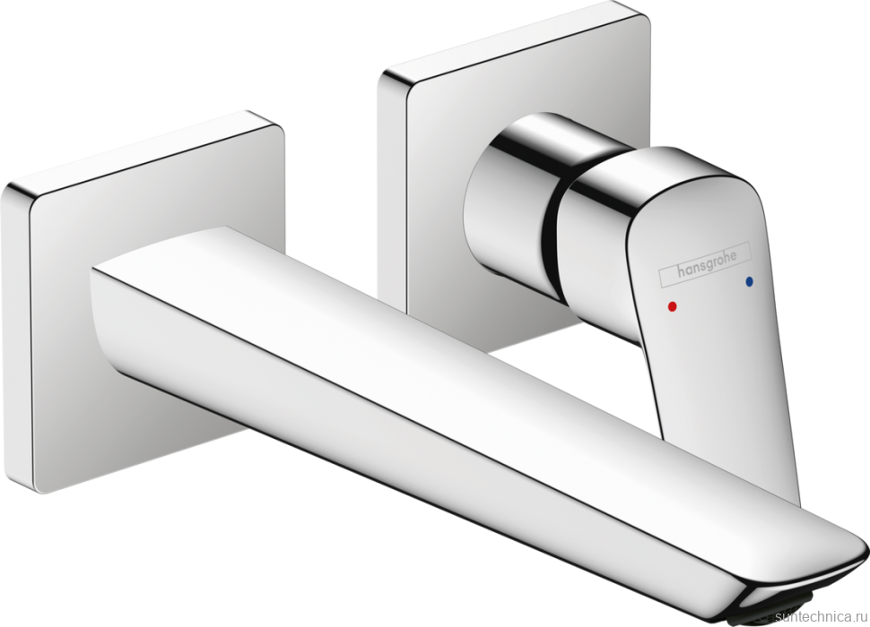 Смеситель для раковины Hansgrohe Logis 71256000 С ВНУТРЕННЕЙ ЧАСТЬЮ