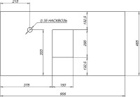 Мебель для ванной комнаты STWORKI Карлстад 90 дуб рошелье, монте тиберио, с отверстием для смесителя в столешнице