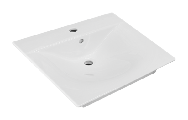 Мебельная раковина Sanita luxe WB.FN/Breeze/50-C/WHT.G/S1 белая