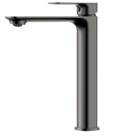 Смеситель для раковины высокий металл Gun Metal, AQUAme Monza AQM6314GM Смеситель для раковины высокий металл Gun Metal, AQUAme Monza AQM6314GM