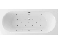 Акриловая ванна Excellent Oceana Slim WAEX.OCE16S.RELAX 160x75 см, встраиваемая, с гидромассажем, белая, с каркасом, со сливом-переливом