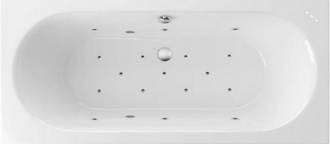 Акриловая ванна Excellent Oceana Slim WAEX.OCE16S.RELAX 160x75 см, встраиваемая, с гидромассажем, белая, с каркасом, со сливом-переливом