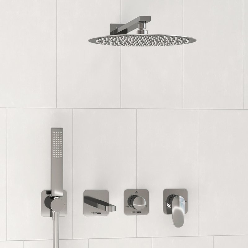 Душевой комплект Wasserkraft Weida A3151.269.270.090.116.271.087.103 С ВНУТРЕННЕЙ ЧАСТЬЮ, хром