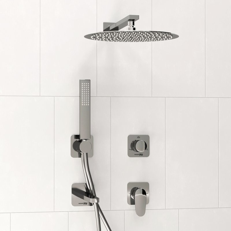 Душевой комплект Wasserkraft Weida A3151.269.270.090.116.271.087.103 С ВНУТРЕННЕЙ ЧАСТЬЮ, хром